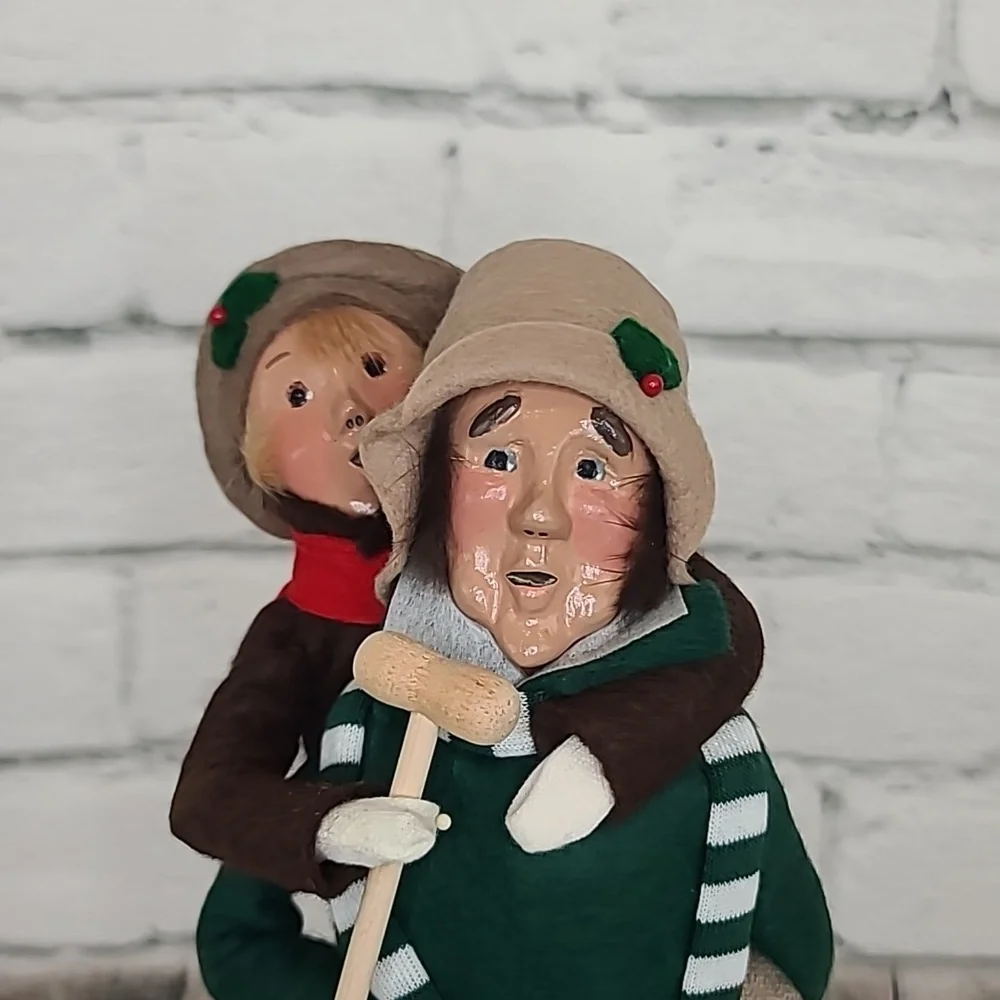 Byers' Choice Caroler 1991-94 Bob Cratchit & Tiny Tim From 